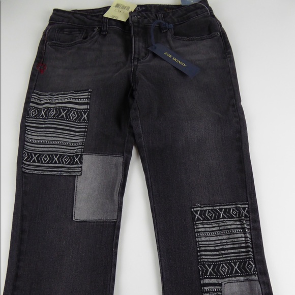 Lucky Brand Zoe Skinny Patchwork Denim Jeans NWT - Picture 7 of 8